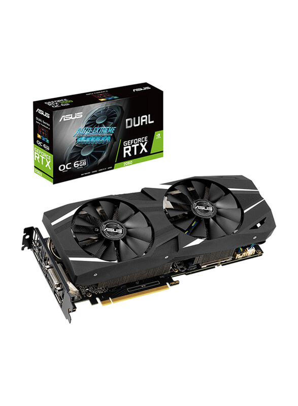 

Asus GeForce RTX 2060 OC 6GB GDDR6 Graphics Card, Black