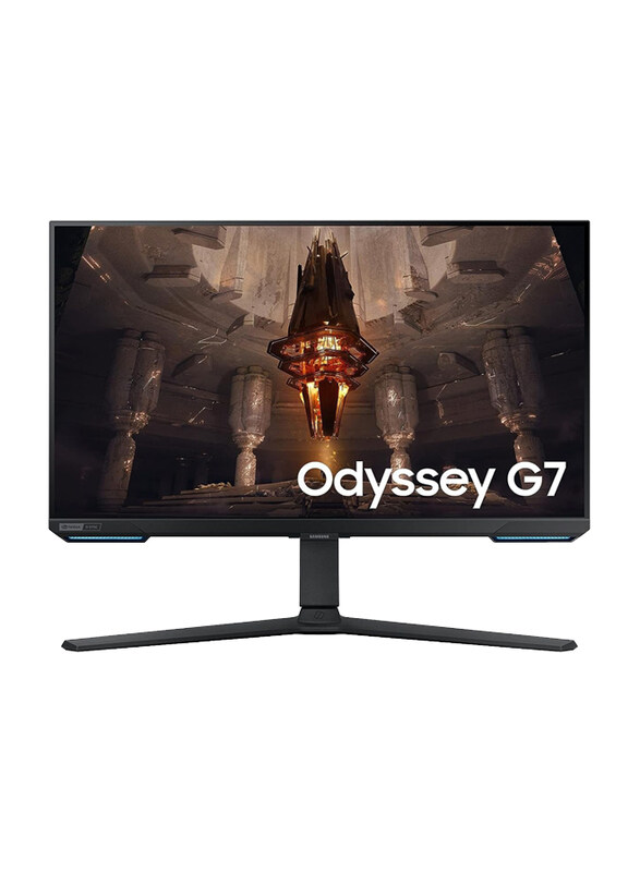 Samsung 32 Inch Odyssey G7 BG702 4K UHD Gaming Monitor with Smart TV Experience, LS32BG702EMXUE, Black