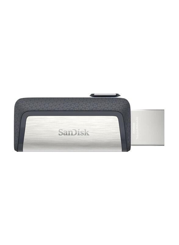 

Sandisk 32GB Ultra Dual USB 3.1 Type-C Flash Drive, SDDDC2-032G-A46, Silver/Black