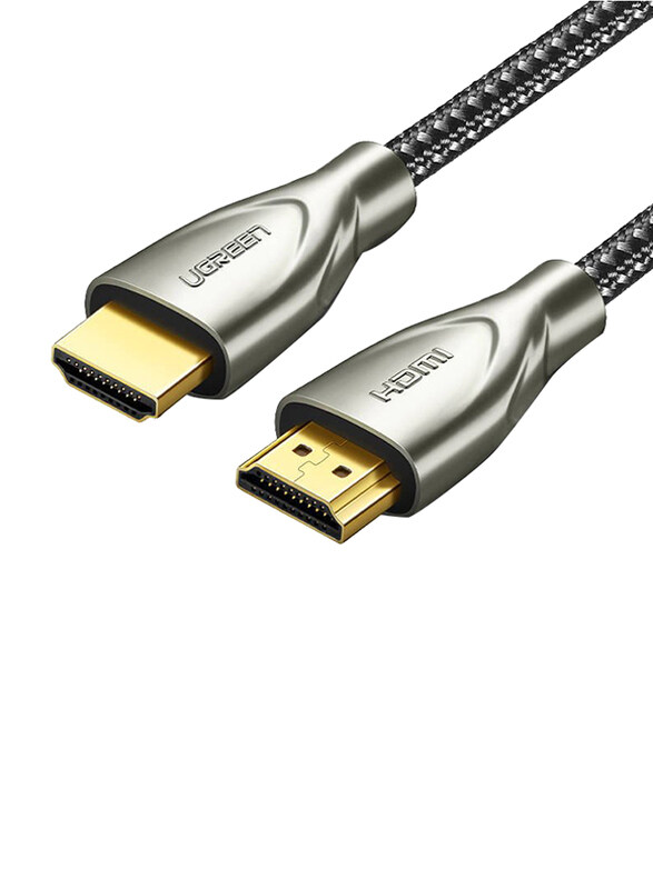 

Ugreen 5-Meter HDMI Carbon Fiber Zinc Alloy Cable, HDMI Male to HDMI, Grey