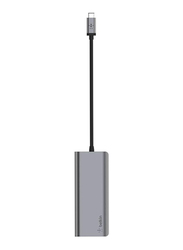 Belkin USB C Hub 6-in-1 MultiPort Adapter USB Hub, Silver