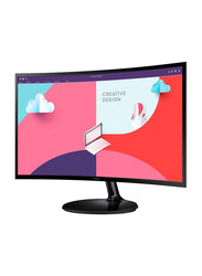 Samsung 24 Inch S3 S36C Essential Full HD Curved Monitor, LS24C360EAMXUE, Black