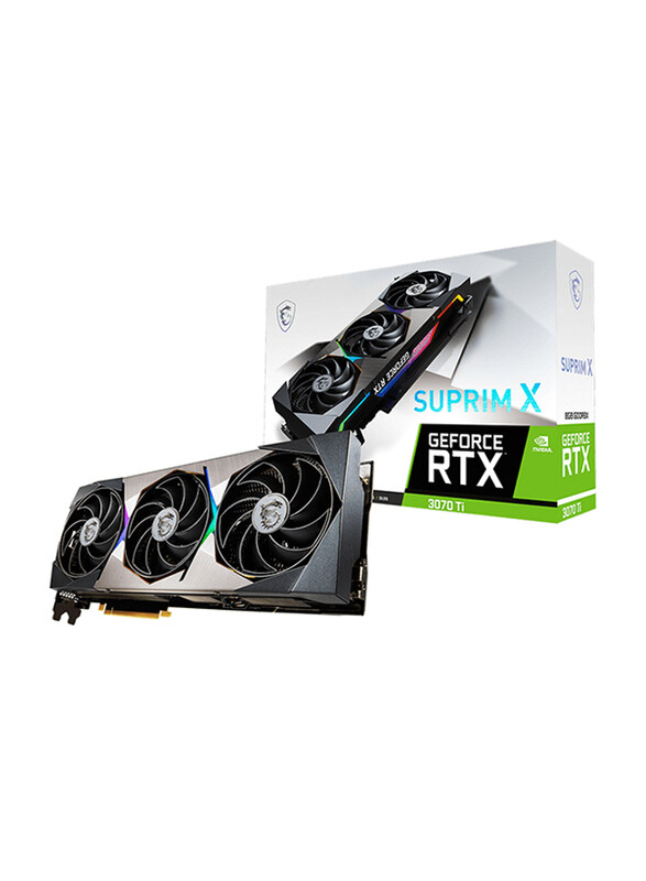 

MSI Suprim X GeForce RTX 3070 Ti 8GB GDDR6X Graphics Card, Black