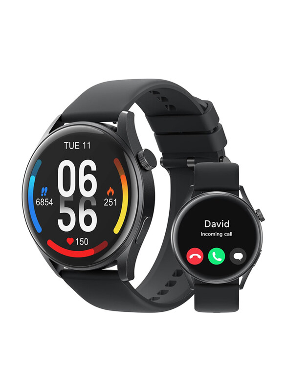 

SoundPeats 4 1.3 inch Smartwatch with GPS and Cellular, Black