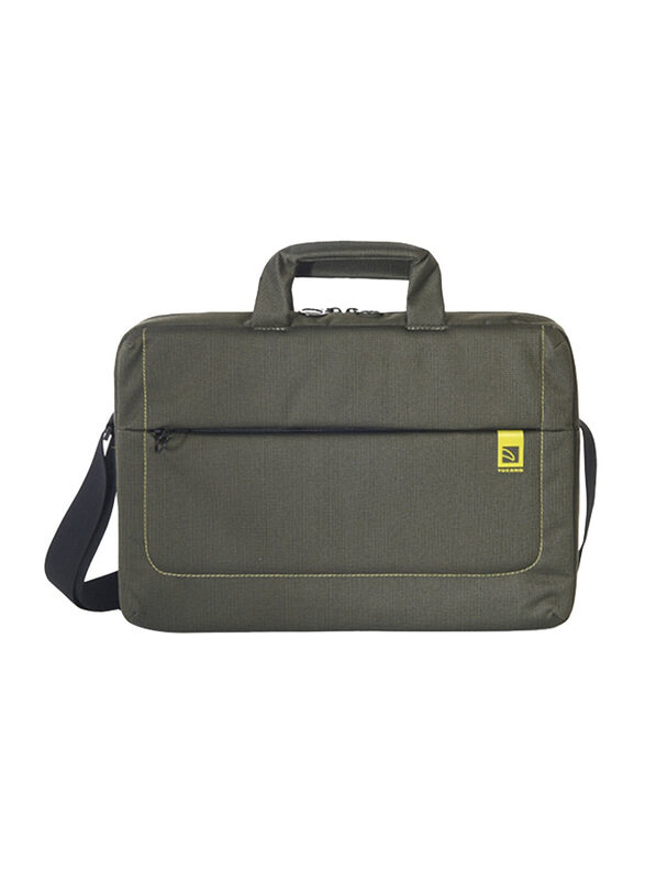 

Tucano Loop 16-Inch Slim Messenger Laptop Bag, Green/Black