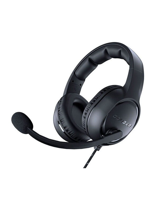 

Multiple Cougar HX330 Over-Ear Noise Cancelling Gaming Headset with Mic, Black