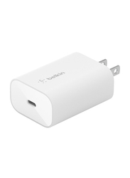 Belkin USB-C PD PPS Wall Charger, 25W, White