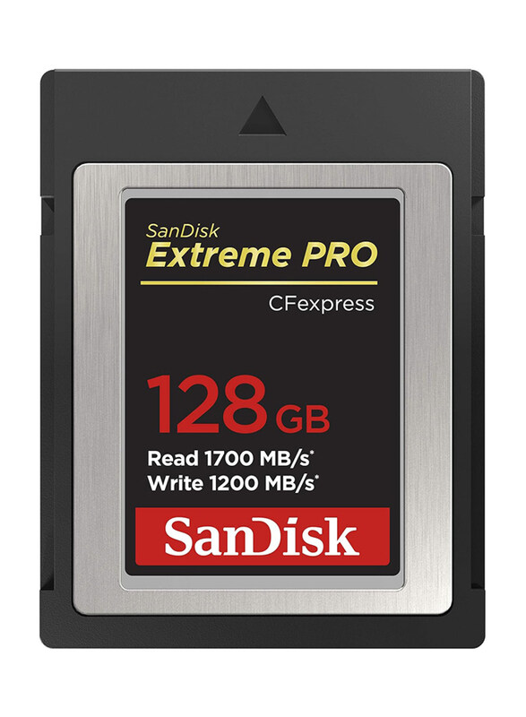

Sandisk 128GB Extreme Pro Type B Cfexpress Memory Card, 1700MB/s, GN4NN, Silver
