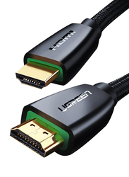 Ugreen 2-Meter High-End HDMI Cable with Nylon Braid, HDMI Male to HDMI, Black