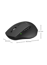 Rapoo MT550 Wireless Optical Mouse, Black