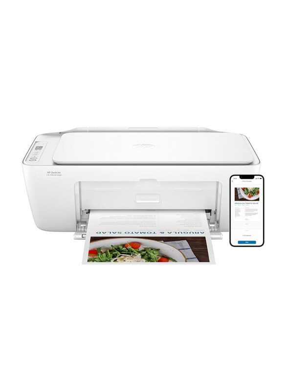 

HP 60K47C Deskjet Ink Advantage 2875 Wireless All-in-One Printer, White