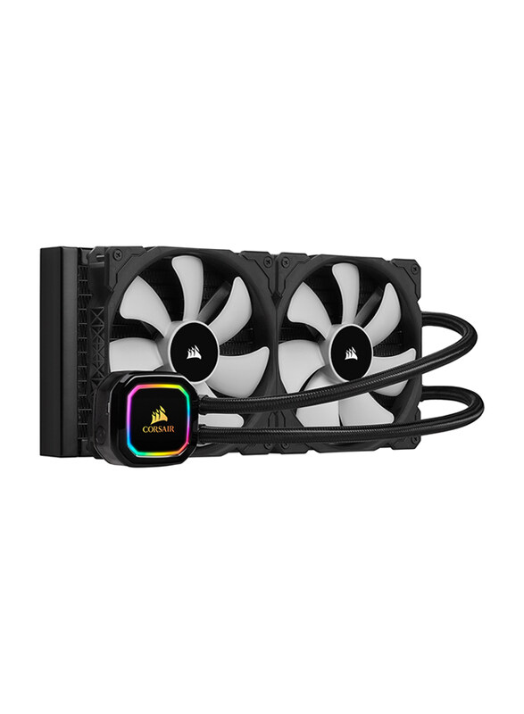 

Corsair iCUE H115i RGB Pro XT Liquid CPU Cooler with Dual 140mm Fans & 280mm Radiator, Black