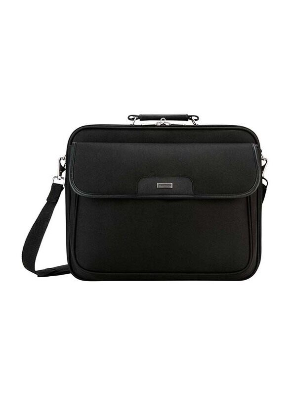 

Targus Notepac 15.6-Inch Clamshell Case Messenger Laptop Bag, Black