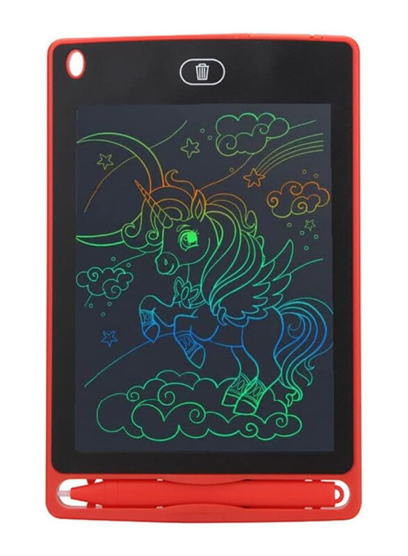 

Sky-Touch LCD Doodle Pad Portable Erasable Reusable Writing & Drawing Pad, 8.5 Inch, Ages 3+, Red