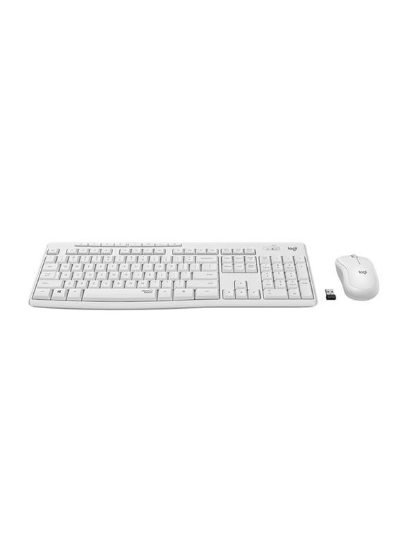 Logitech Mk295 Wireless English Keyboard and Mouse Combo, Grey