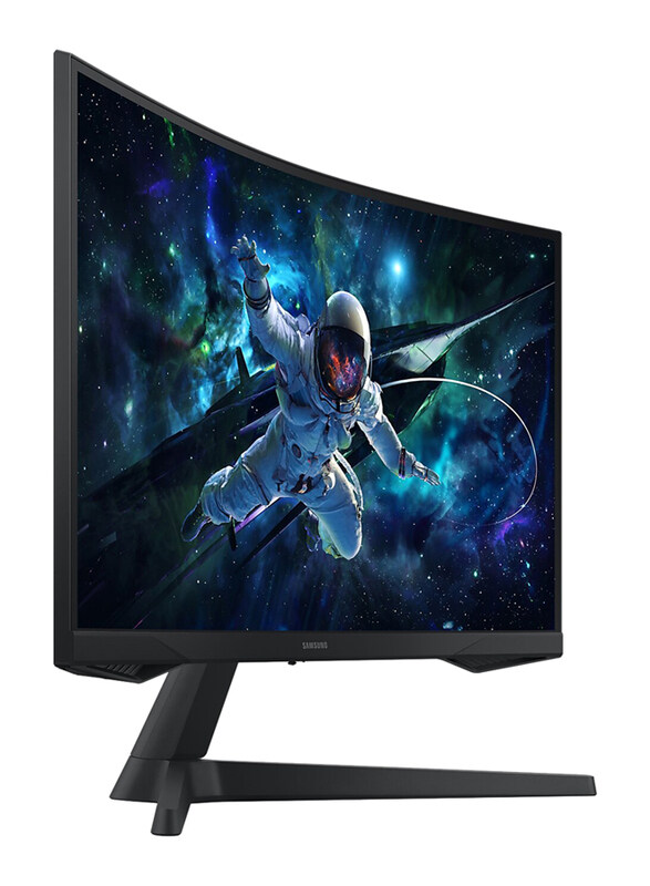 Samsung 27 Inch Odyssey G5 G55C Curved QHD Gaming Monitor, LS27CG552EMXUE, Black, Middle East Version