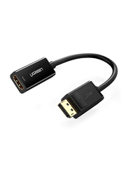 Ugreen 0.25-Meters 4K*2K 60HZ DP Male to HDMI Female Adapter, Black