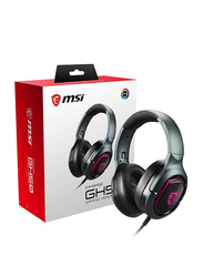 MSI Immerse GH50 USB Cable Over-Ear Gaming Headset, Blue/Black