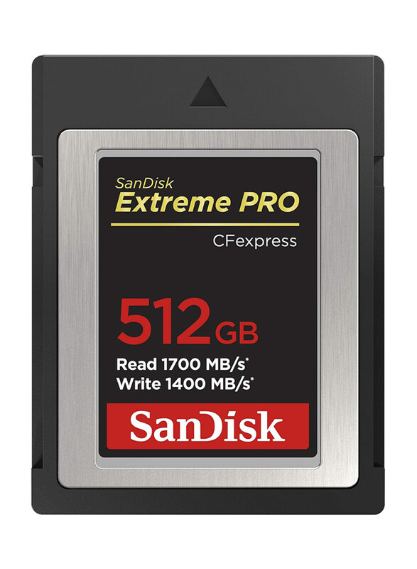 

SanDisk 512GB Extreme PRO CFexpress Memory Card Type B, Black/Grey