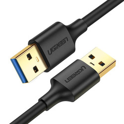 Ugreen 2-Meter USB 3.0 Male Cable, USB Type A Male to USB Type A Female, Black