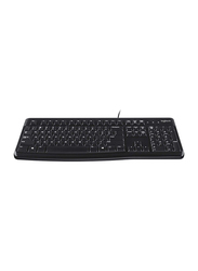 Logitech K120 Wired English Keyboard, Black