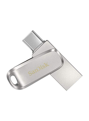 Sandisk 64GB Ultra Dual Luxe USB Drive, White