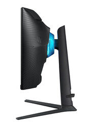 Samsung 32 Inch Odyssey G6 Curved QHD Gaming Monitor with Speakers, LS32BG650EMXUE, Black