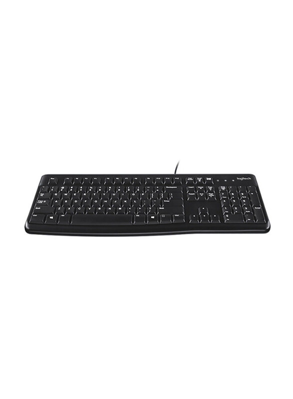 

Logitech K120 English/Arabic Keyboard, Black