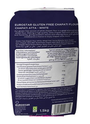 Eurostar Gluten Free Chapatti Flour White, 1.5 Kg