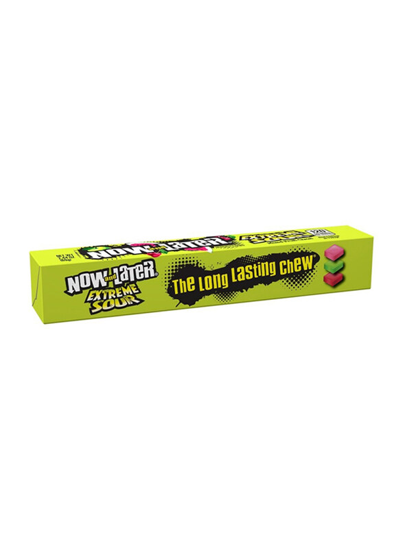 

Now And Later Extreme Sour Soft Fruit Chews, 69g