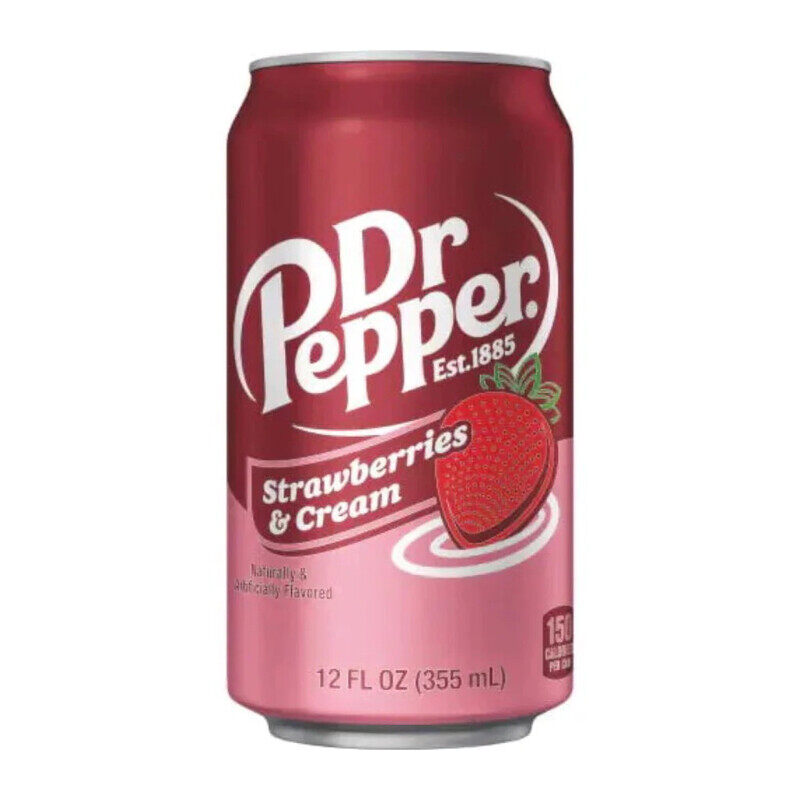

Dr. Pepper Strawberries & Cream Soda, 24 x 12Oz