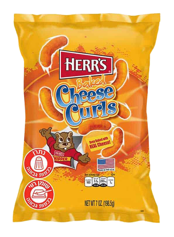 Herr's Baked Cheese Curls, 198g
