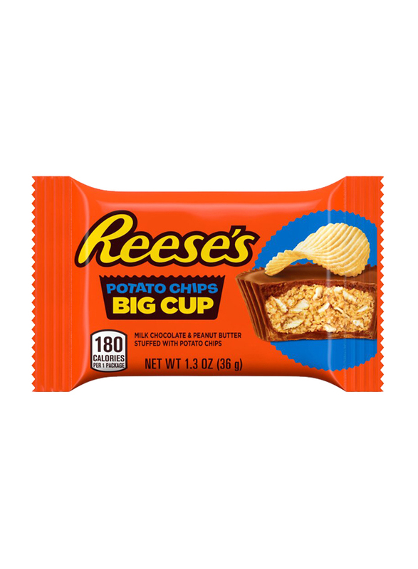 Reeses Big Cup Peanut Butter Cups with Potato Chips, 36g