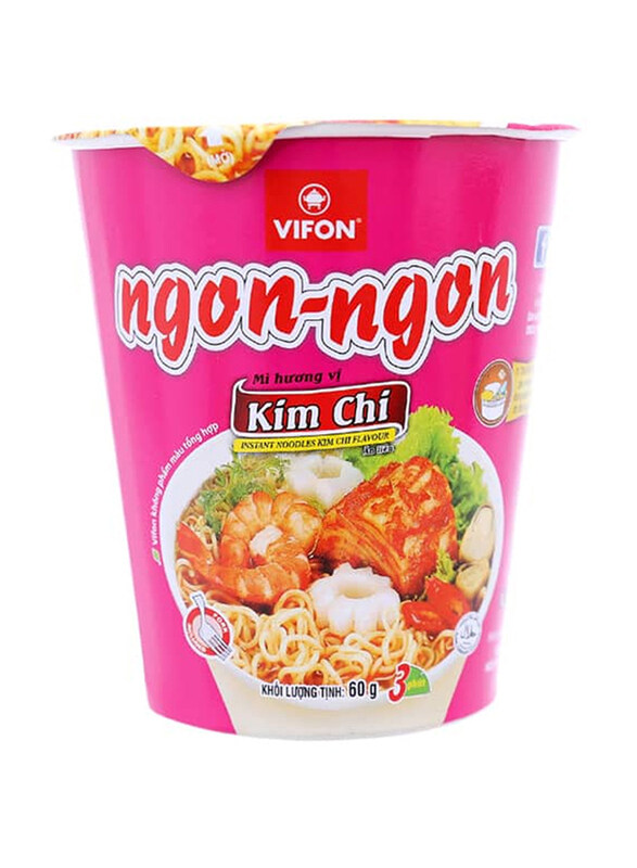 

Vifon Oriental Style Kim Chi Flavour Cup Noodles, 60g