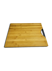 Excellent Houseware Bamboo Cutting Board with Handle, Brown