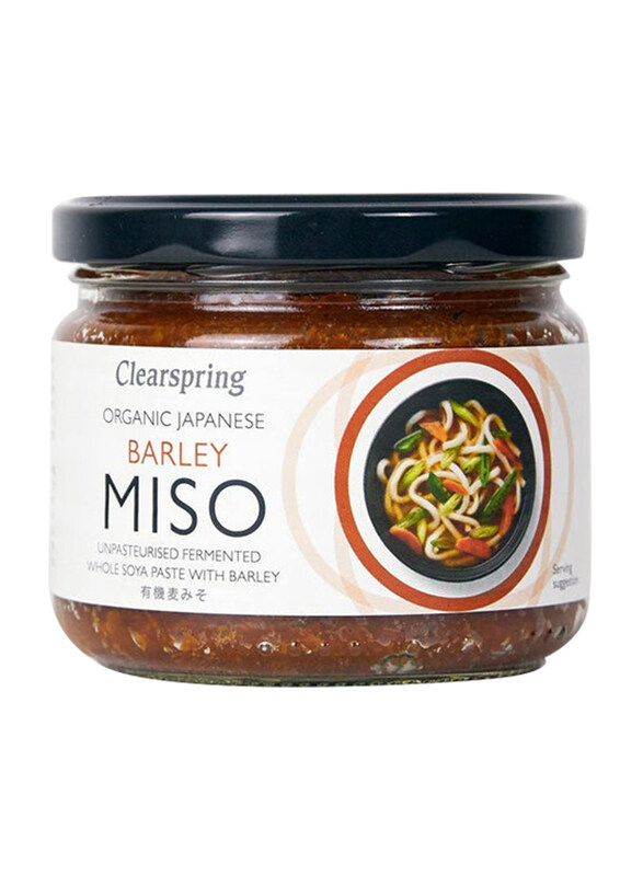 

Clearspring Organic Japanese Unpasteurised Barley Miso Paste, 300g