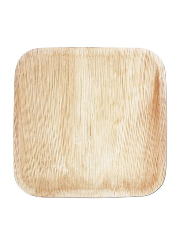 

Ecolok 12-Piece 10-inch Wood Square Dinner Plate, Beige