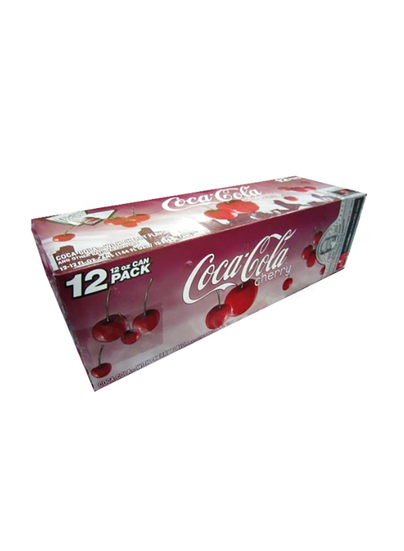 Coca Cola Cherry Soft Drink, 12 x 355ml