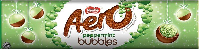 

Nestle Aero Bubbles Peppermint Mint Chocolate Giant Tubes Christmas Special 70g