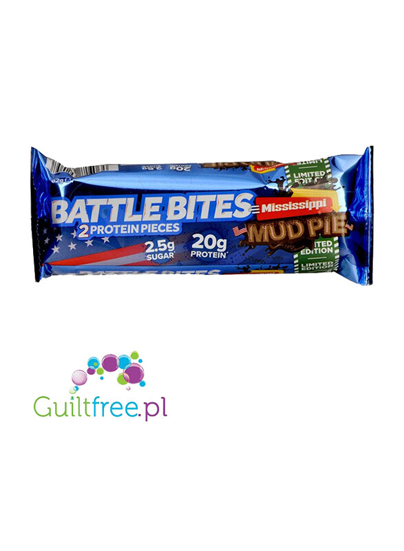 

Battle Bites Mississippi Mud Pie 2 Protein Pieces Snacks Bar, 62g