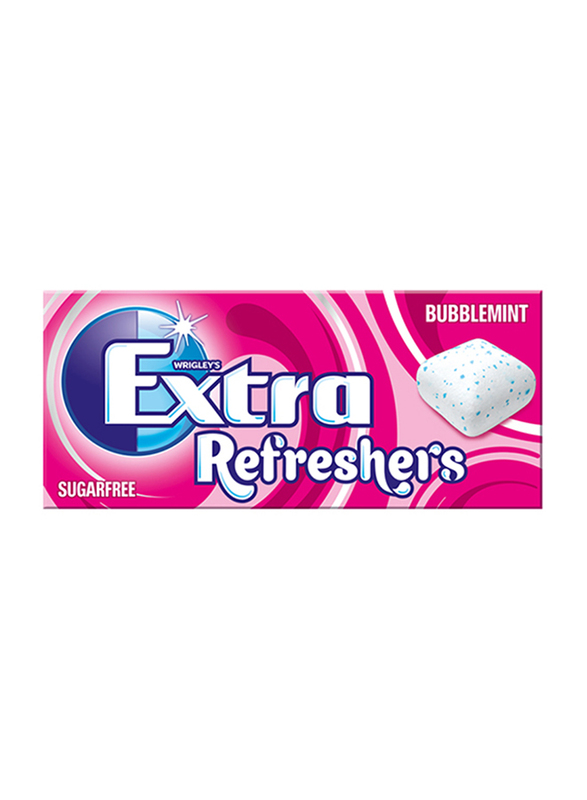 Wrigley Extra Bubblemint Sugarfree Chewing Gum, 15.6g