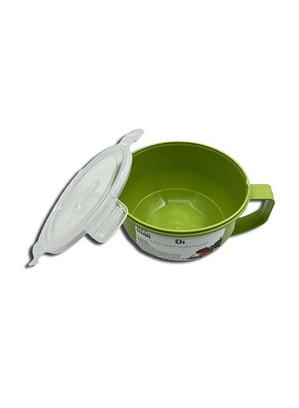 Excellent Houseware 1Ltr Microwave Bowl with Lid, Green