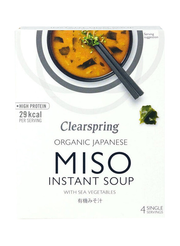 

Clearspring Organic Japanese Instant Sea Vegetable Miso Soup, 10g