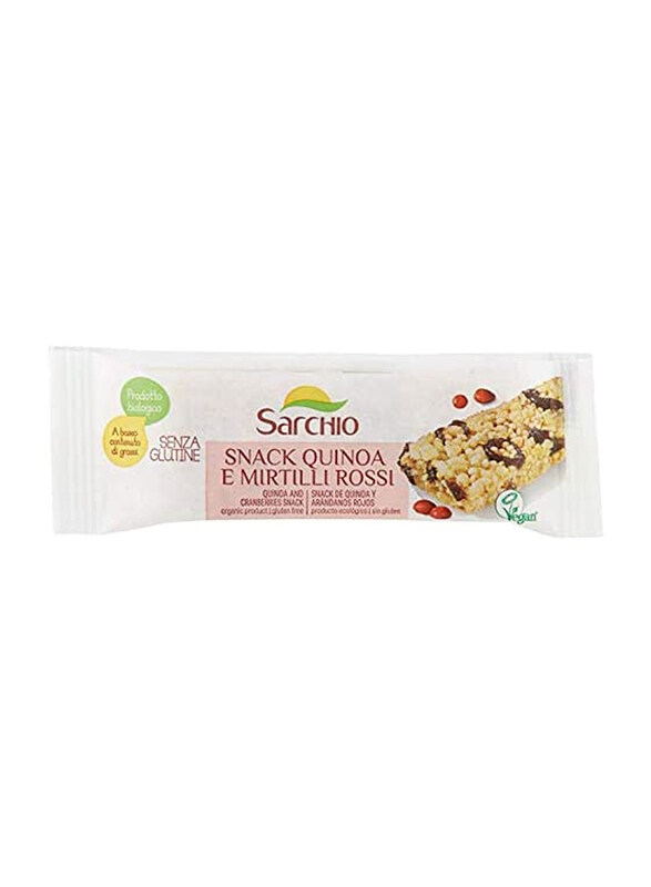 

Sarchio Gluten Free Quinoa and Cranberry Bar, 20g