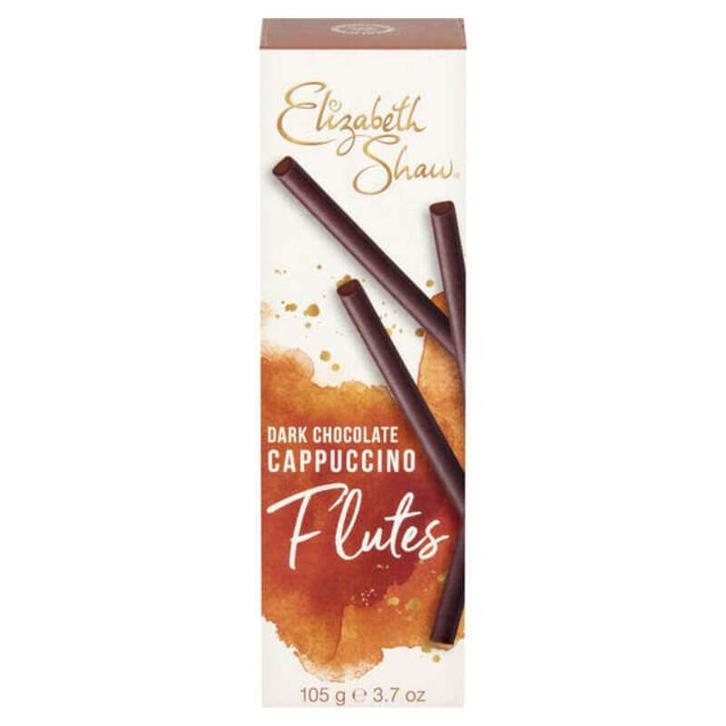 

Elizabeth Shaw Dark Chocolate Cappuccino Flutes Christmas Special 105g