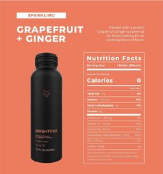 Bright Fox Grapefruit & Ginger Sparkling Drink, 300ml