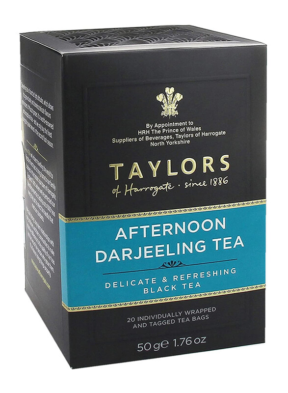 

Taylors Afternoon Darjeeling Premium Tea Bags, 20 Tea Bags 2g
