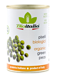 Bioitalia Organic Garden Peas, 400g