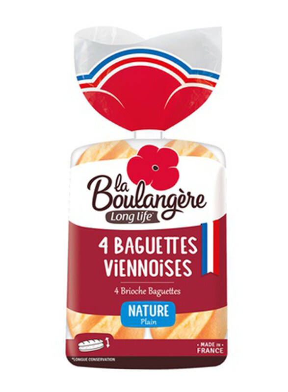 

La Boulangere Long Life Baguettes Viennoise Bread, 4 Pieces, 340g