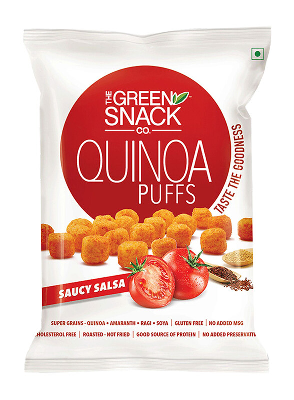 

The Green Snack Co Saucy Salsa Quinoa Puffs, 50g